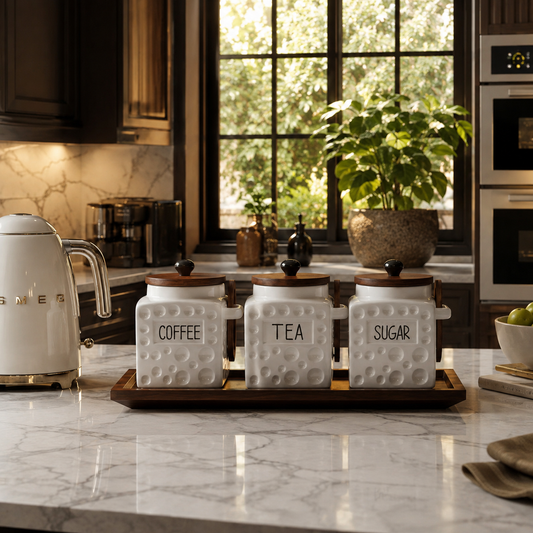 The Ivory Luxe Pantry Jars