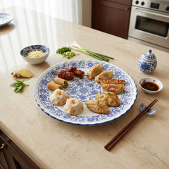 Royal Blue Heirloom Platter