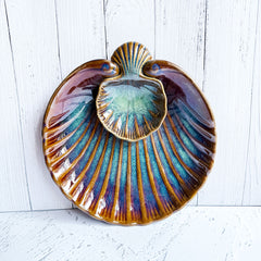 The Rustic Garden Shell Chip n Dip Platter