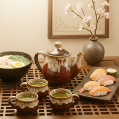 The Oriental Crimson Tea ~ Set of 7