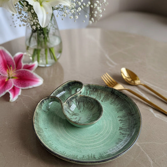 Mist Jade Platter - Mini