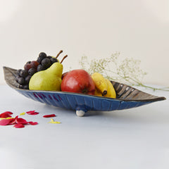 Azure Leaf Platter
