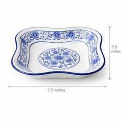 Imperial Blue Dynasty Quad Serving Platter