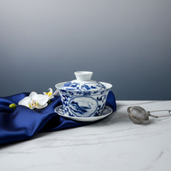 Imperial Blue Dynasty Soup Bowls