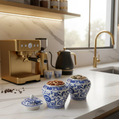 Imperial Blue Dynasty Jars