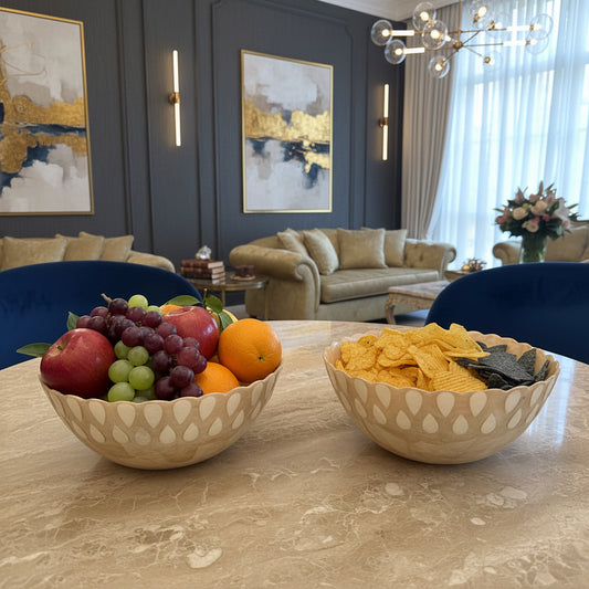 Heritage Mother Of Pearl Bowls ~ Set Of 2