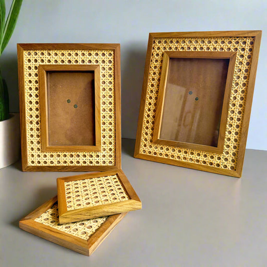 Walnut Weave Frames -Grande & Petite