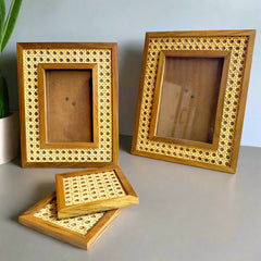 Walnut Weave Frames -Grande & Petite