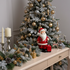 Santa On The Go (with LED Lights)