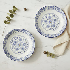 Imperial Blue Dinner Platters ~ Set of 2