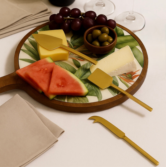 The Auric Cheese Knife Set