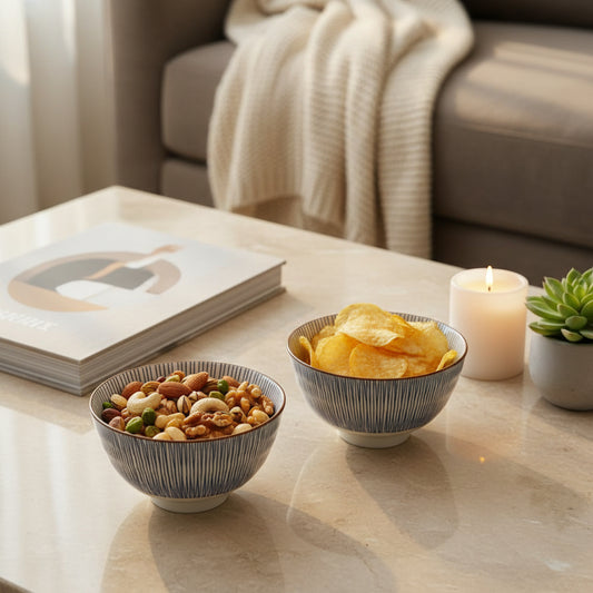 Imperial Blue Linea Bowls