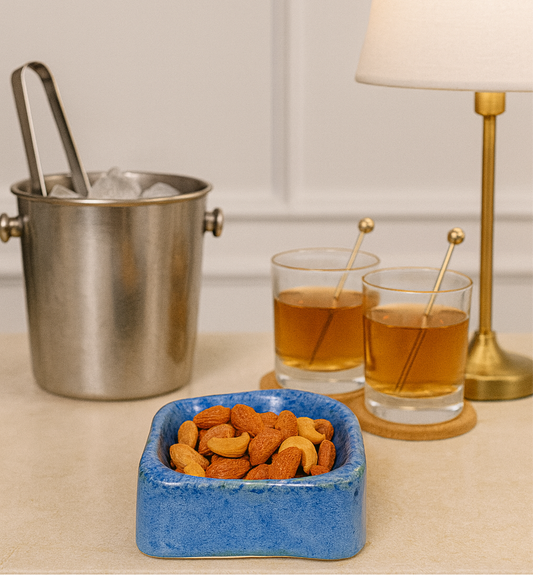 Azure Charm Nut Bowl