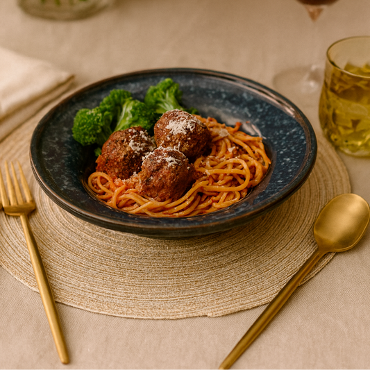 The Sapphire Galaxy Pasta Plates