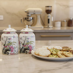 Rosé Imperial Ginger Jars ~ Set of 2
