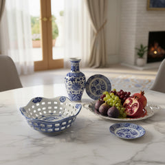 Imperial Blue Orchard Bowl