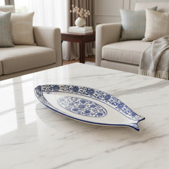 The Imperial Blue Koi Platter