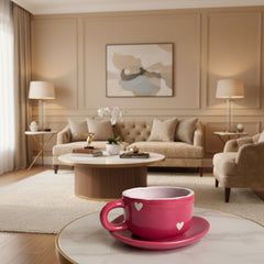 The Love Brew Mug and Saucer