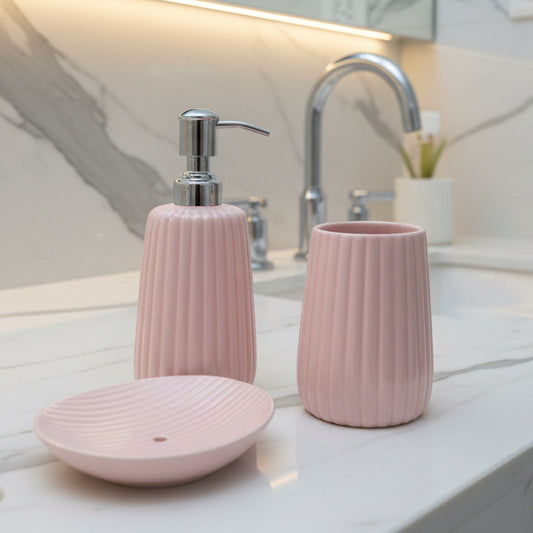 The Blush Luxe Bath Set