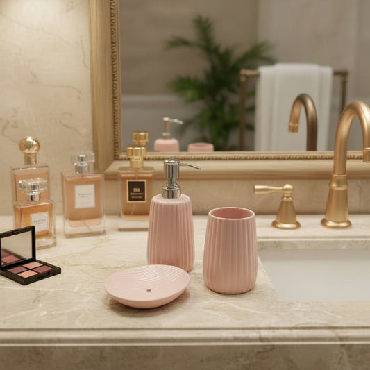 The Blush Luxe Bath Set