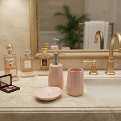 The Blush Luxe Bath Set
