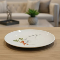 The Ivory Bunny Plate
