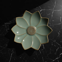 Jade Lotus Bloom Platter