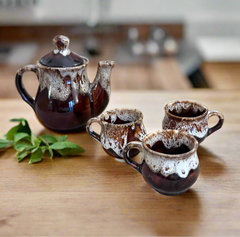 The Oriental Crimson Tea Set