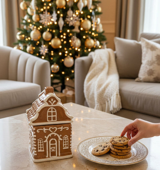 Gingerbread House Cookie Jar