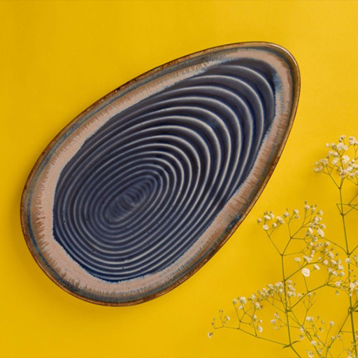 Indigo Tide Platter