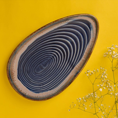 Indigo Tide Platter