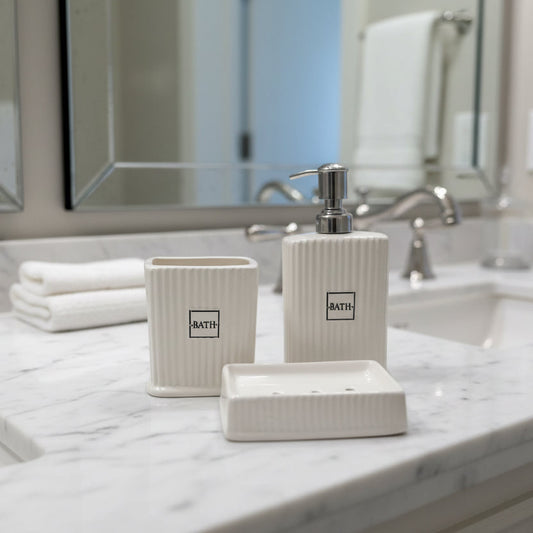 The Ivory Luxe Bath Set