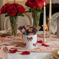 The Frosted Bow Mini Pot