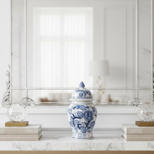 Imperial Blue Dynasty Urn - Petite