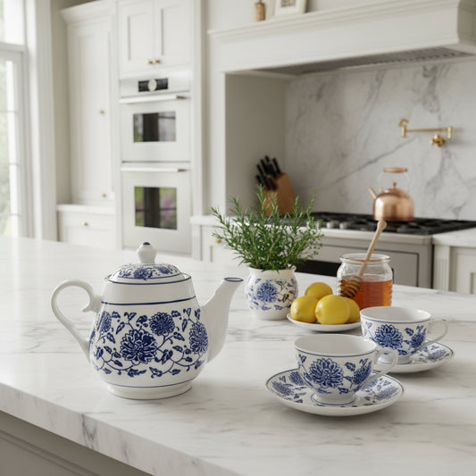 Imperial Blue Dynasty Kettle