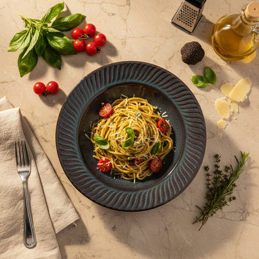 Verdant Ridge Pasta Plates