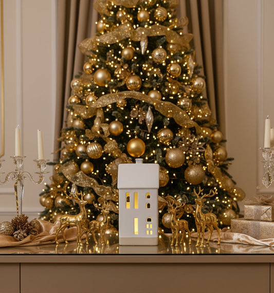 Winter Glow Chalet (With LED Lights)