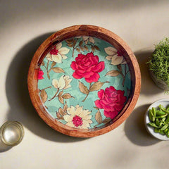 The Crimson Bloom Tray