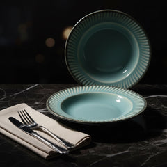 Mediterranean Muse Pasta Plates ~ Set of 2