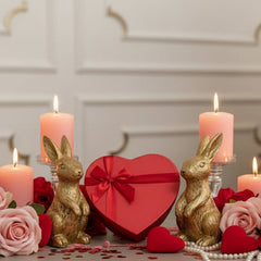 Love Gold Bunny