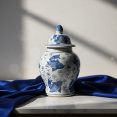 Imperial Koi Urn