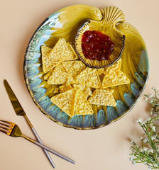 Meadow Glow Platter Chip n Dip Platter