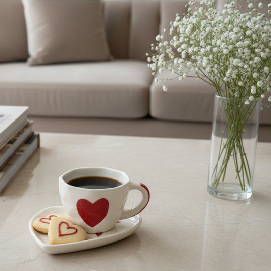 The All Heart Mug & Saucer Set
