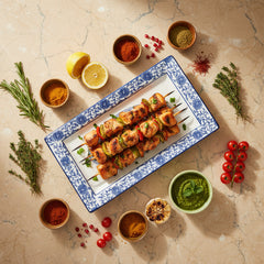 Blue Heritage Frame Platter
