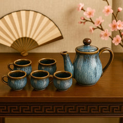 The Oriental Sapphire Tea Set