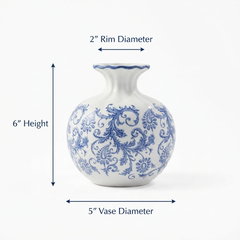 The Orient Bleu Vase