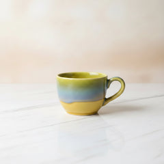 The Marigold Mosaic Tea Cup ~ Set of 2