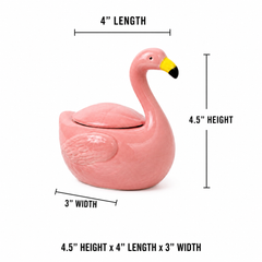 Flamingo Blush Trinkets Jar