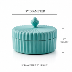 Turquoise Luxe Jar