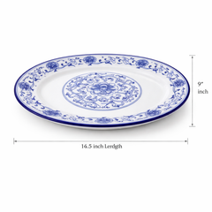 Imperial Blue Dynasty Serveware Set of 7